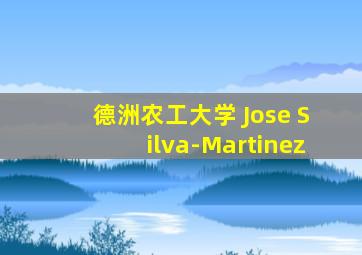 德洲农工大学 Jose Silva-Martinez